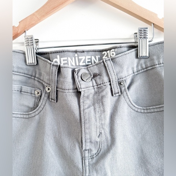 Levis Denizen 216 Skinny Fit Boys Size 12 Jeans Grey 5 Pocket. - Picture 2 of 7